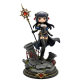 Chibi-Style Dark Mage with Staff Figure（8–12 cm）