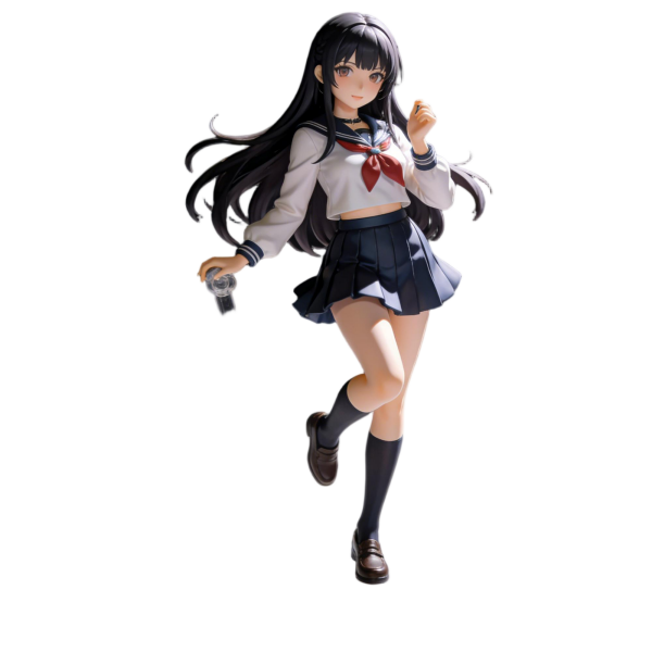 School Uniform Style Anime Figure（8–12 cm）